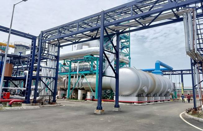 Process piping and vessels, Calcimag plant