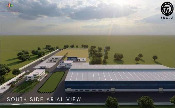 TIDC India site plan render, Tiruttani